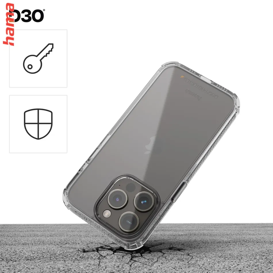 Hama Extreme Protect, priehľadný kryt s D3O® pre iPhone 7/8/SE 2020/SE 2022  