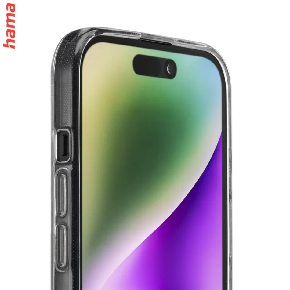 Hama Always Clear, priehľadný kryt pre iPhone 14 Plus, anti-žltnutie  