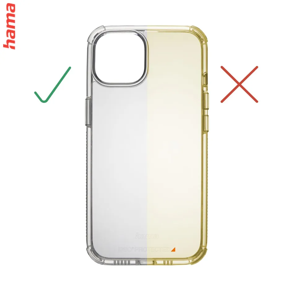Hama Extreme Protect, priehľadný kryt s D3O® pre iPhone 15 Plus  