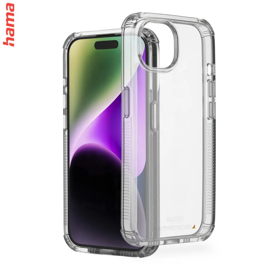Hama Extreme Protect, priehľadný kryt s D3O® pre iPhone 14 Plus  