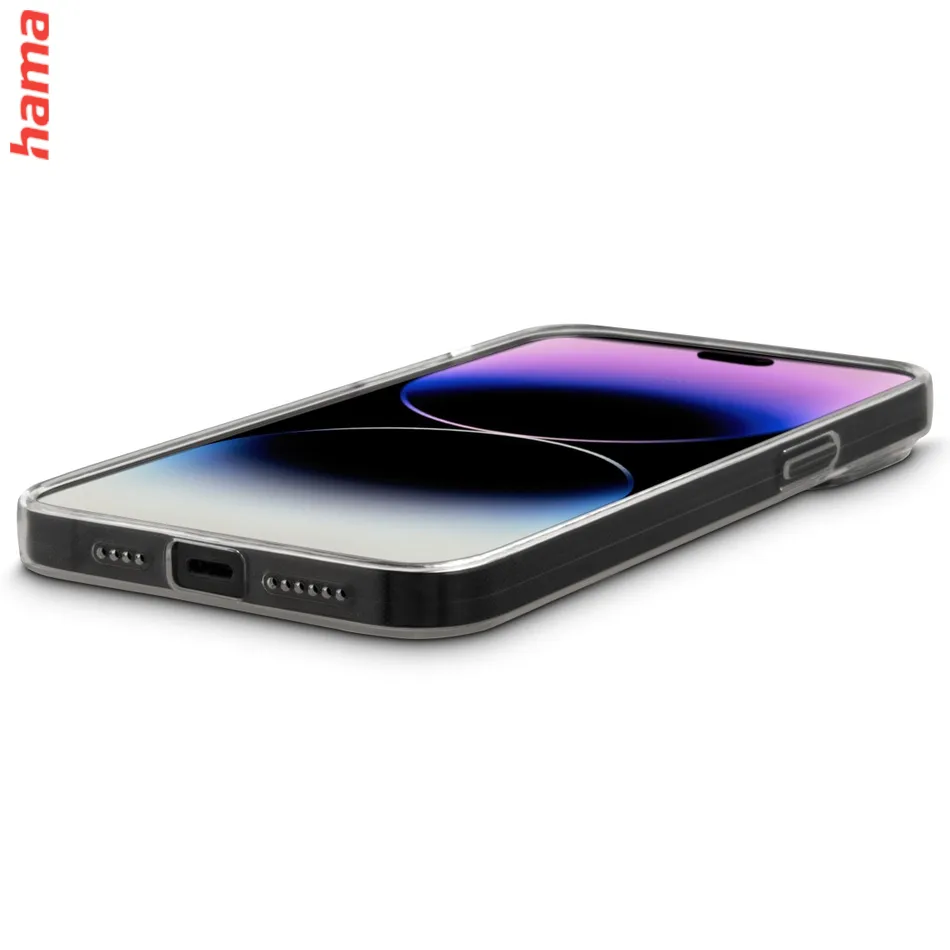 Hama Always Clear, priehľadný kryt pre iPhone 14 Pro Max, anti-žltnutie  