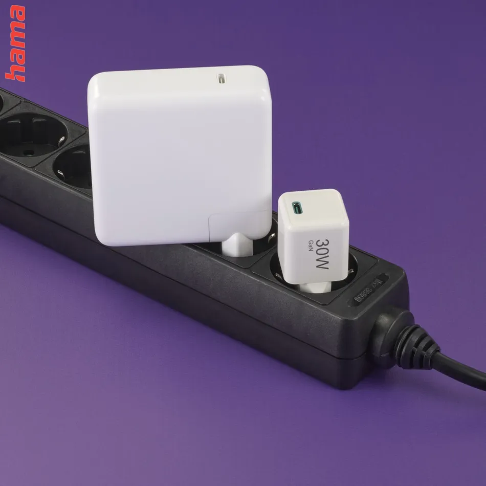 Hama rýchla USB nabíjačka, USB-C PD/QC 30 W, super-mini  