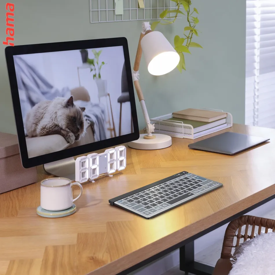 Hama bezdrôtová Multi Device klávesnica WK-700, extra kompaktná, nabíjacia