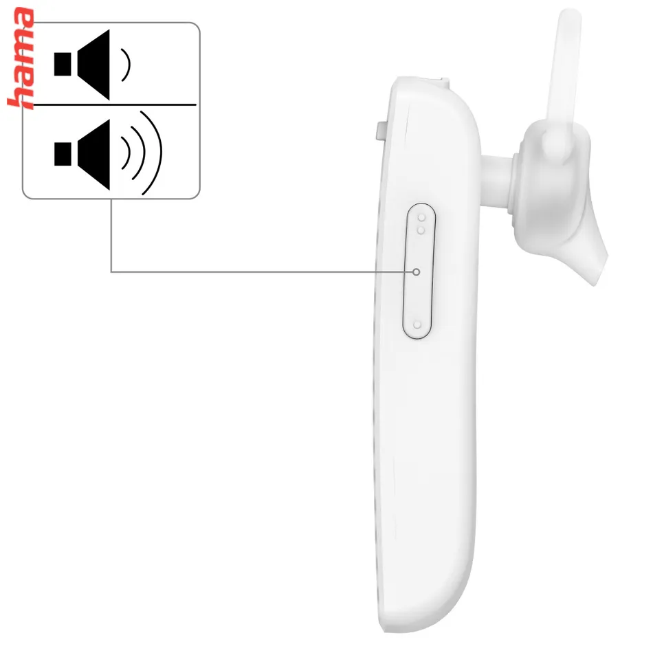 Hama MyVoice Essential, Bluetooth Headset mono, pre 2 zariadenia, hlasový asistent (Siri, Google)