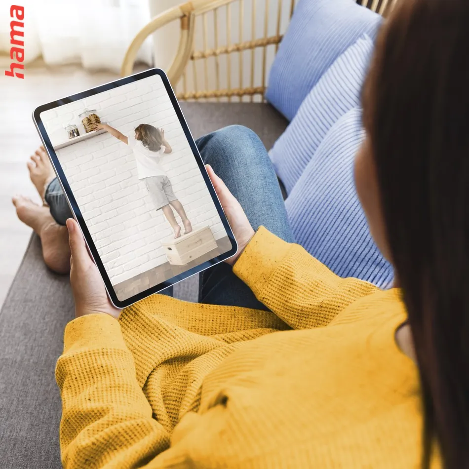 Hama Smart domáca WiFi kamera, otáčanie/naklápanie, nočné videnie, Full HD