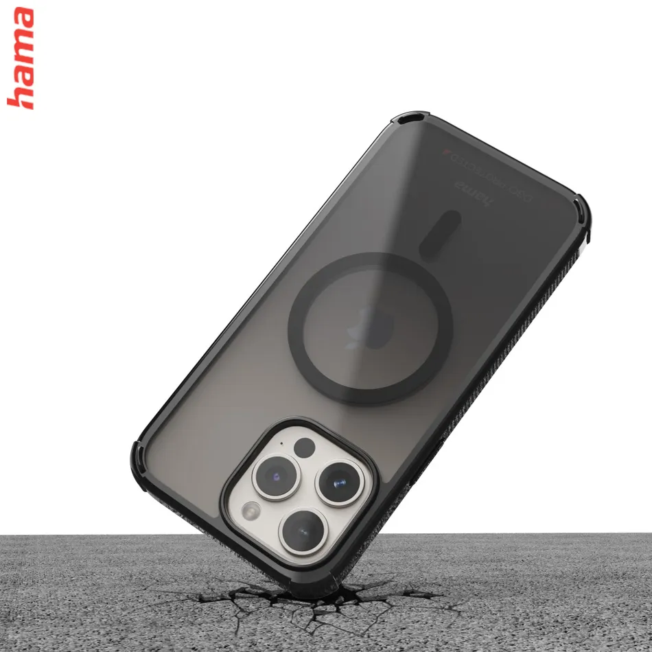 Hama Extreme Protect, kryt pre Apple iPhone 16 Pro Max, magnetický, D3O®, čierny