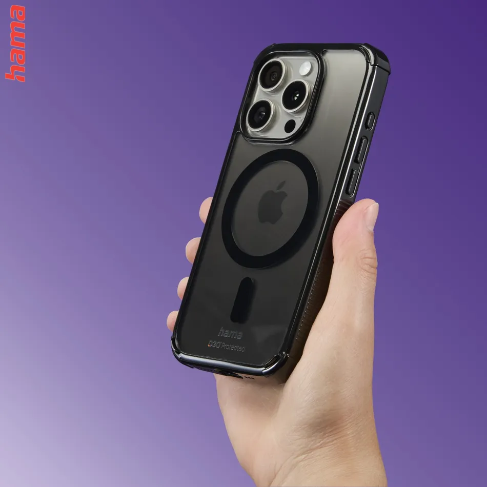 Hama Extreme Protect, kryt pre Apple iPhone 16 Pro Max, magnetický, D3O®, čierny