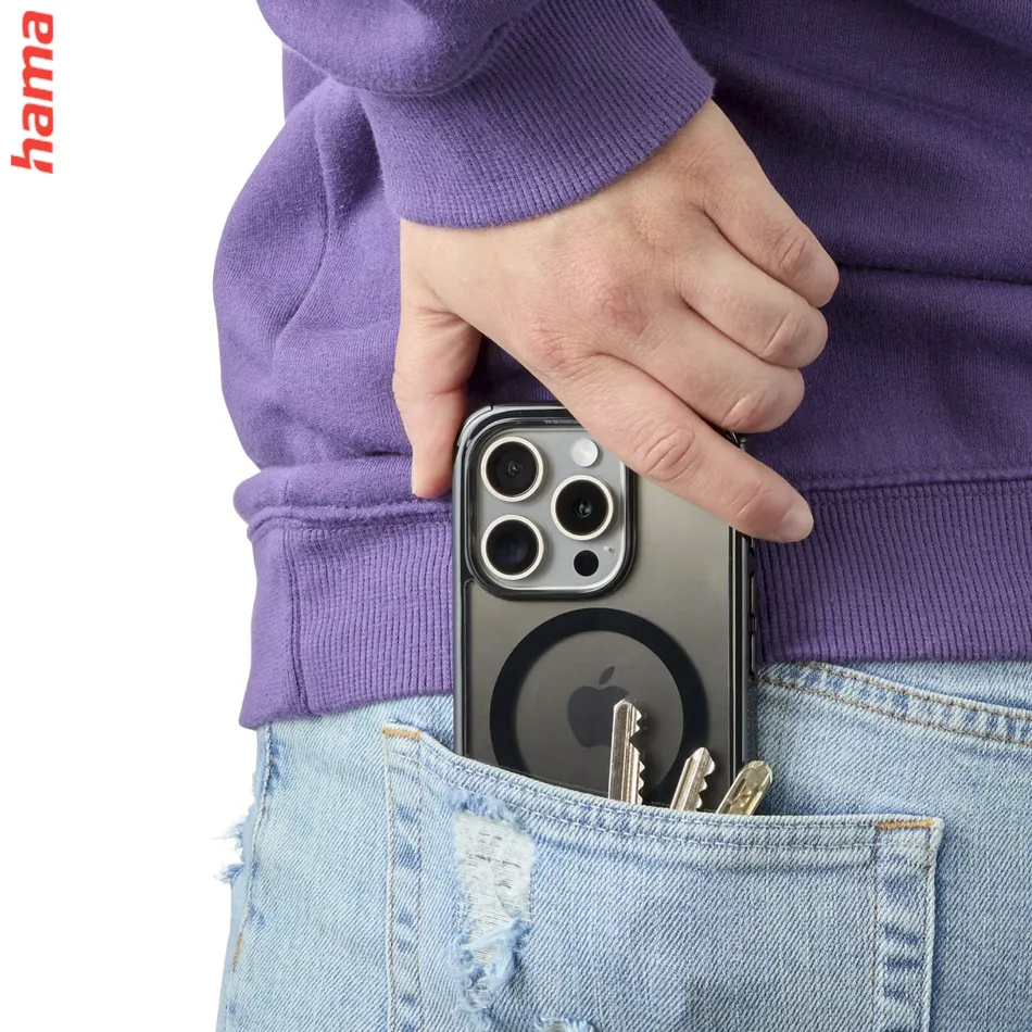 Hama Extreme Protect, kryt pre Apple iPhone 16 Pro Max, magnetický, D3O®, čierny