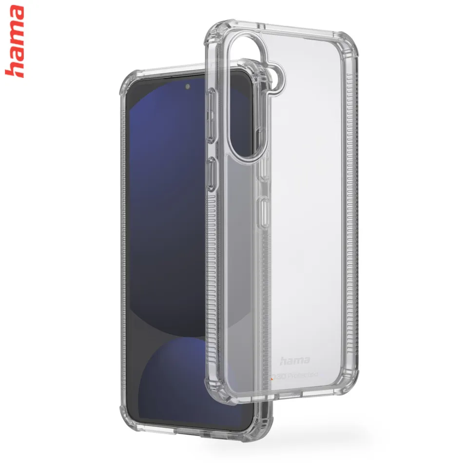 Hama Extreme Protect, kryt pre Samsung Galaxy S24 FE, D3O®, nezažltne, priehľadný