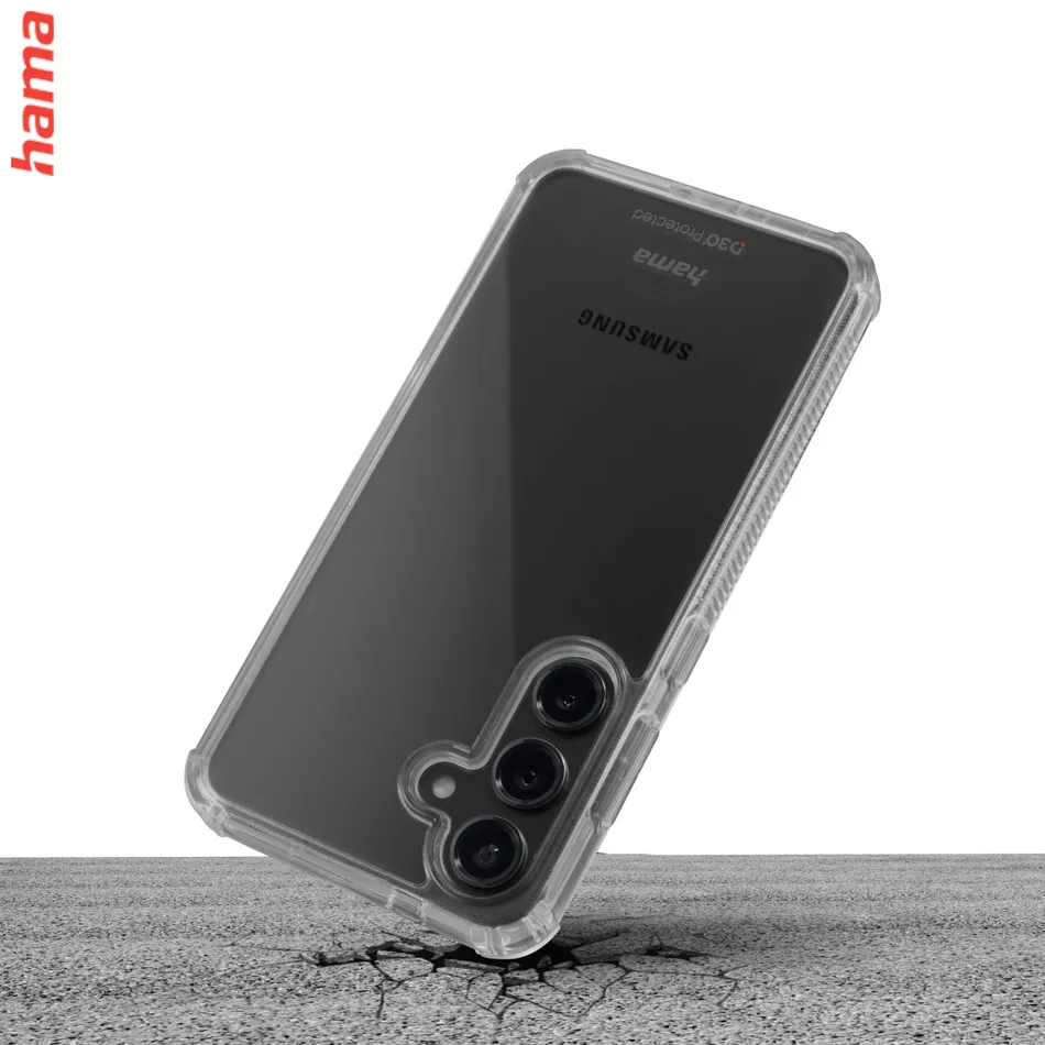 Hama Extreme Protect, kryt pre Samsung Galaxy A16/A16 5G, D3O®, nezažltne, priehľadný