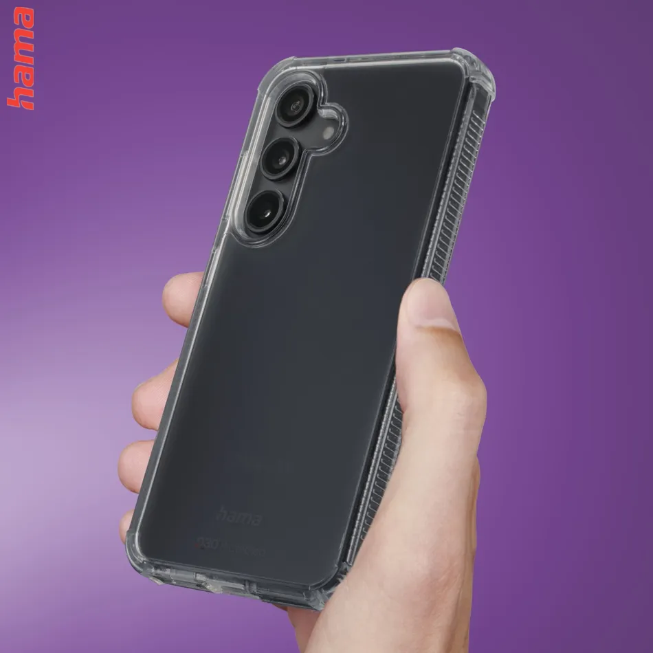 Hama Extreme Protect, kryt pre Samsung Galaxy A16/A16 5G, D3O®, nezažltne, priehľadný
