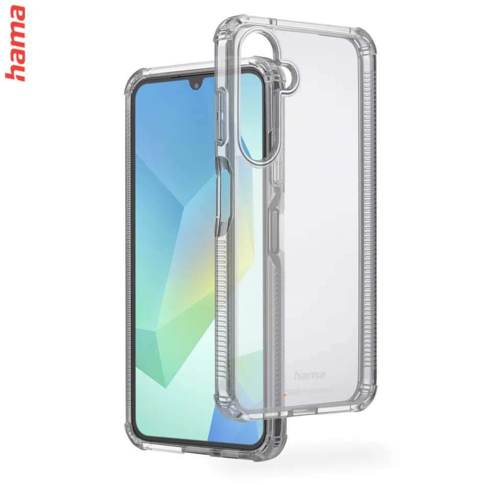 Hama Extreme Protect, kryt pre Samsung Galaxy A16/A16 5G, D3O®, nezažltne, priehľadný
