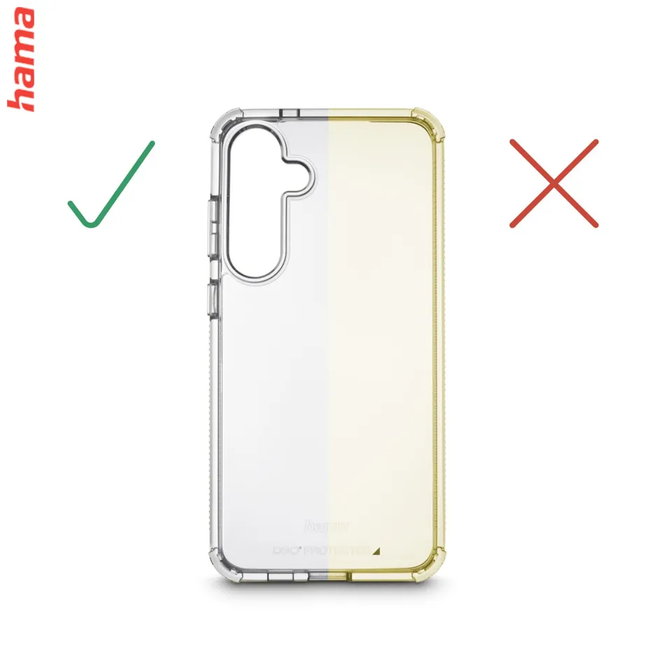Hama Extreme Protect, kryt pro Samsung Galaxy S24, materiál D3O®, nežloutne, průhledný