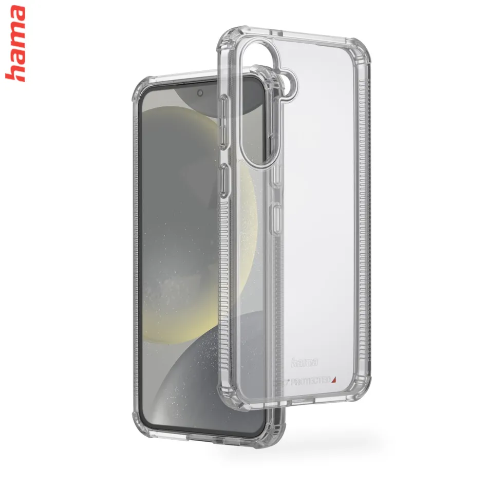 Hama Extreme Protect, kryt pro Samsung Galaxy S24, materiál D3O®, nežloutne, průhledný