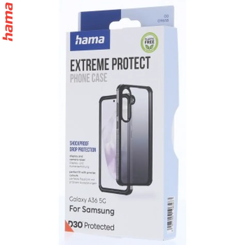 Hama Extreme Protect, kryt pre Samsung Galaxy A36 5G, D3O®, čierny
