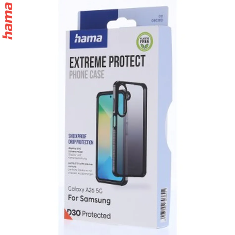 Hama Extreme Protect, kryt pre Samsung Galaxy A26 5G, D3O®, čierny