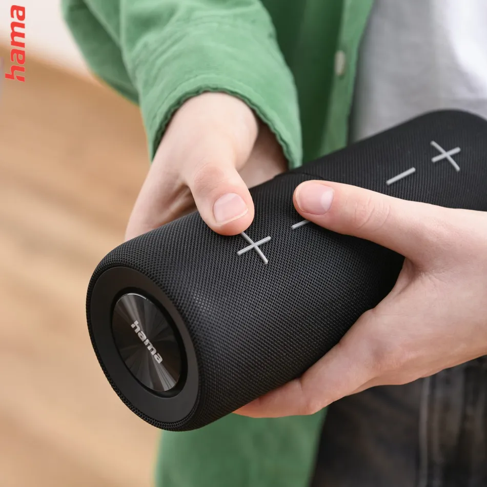 Hama Twin 4.0, Bluetooth reproduktor, rozdeliteľný na 2, TWS, vodeodolný, IP67, 30 W, čiern