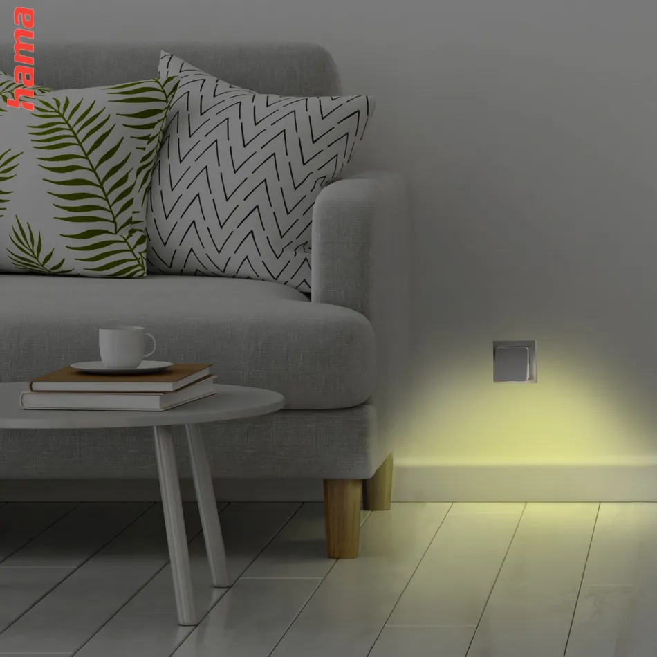 Hama DayNight Sensor, nočné/orientačné LED svetlo, do zásuvky, automatické zapnutie/vypnutie