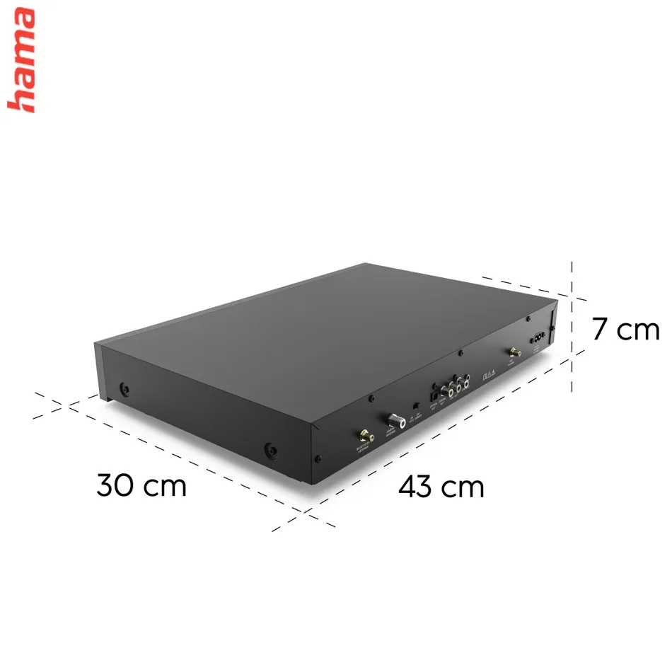 Hama digitálne a internetové rádio DIT2105SBTX, Hi-Fi tuner, DAB+/FM/BT RX-TX, App ovládanie