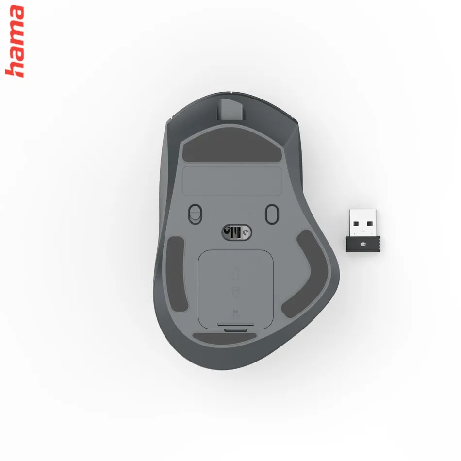 Hama bezdrôtová Multi Device myš WM-900, nabíjacia, tichá, podsvietená