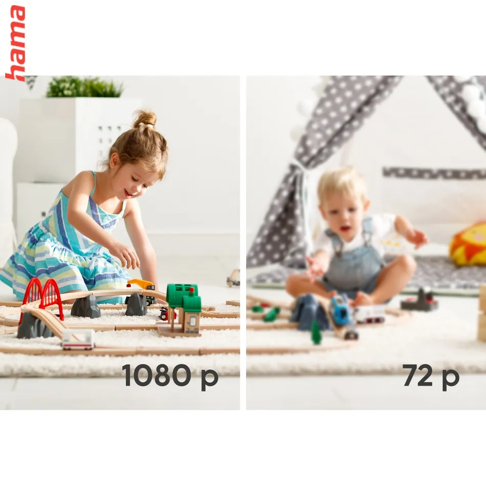 Hama Smart domáca WiFi kamera, otáčanie/naklápanie, nočné videnie, Full HD