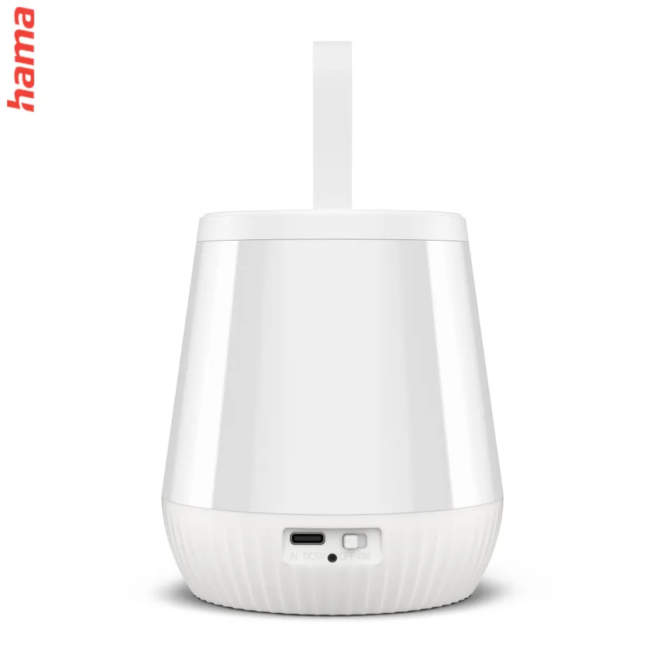 Hama Mobile, nočné/orientačné LED svetlo, prenosné, nabíjacie, časovač, stmievanie, RGBW, IP44