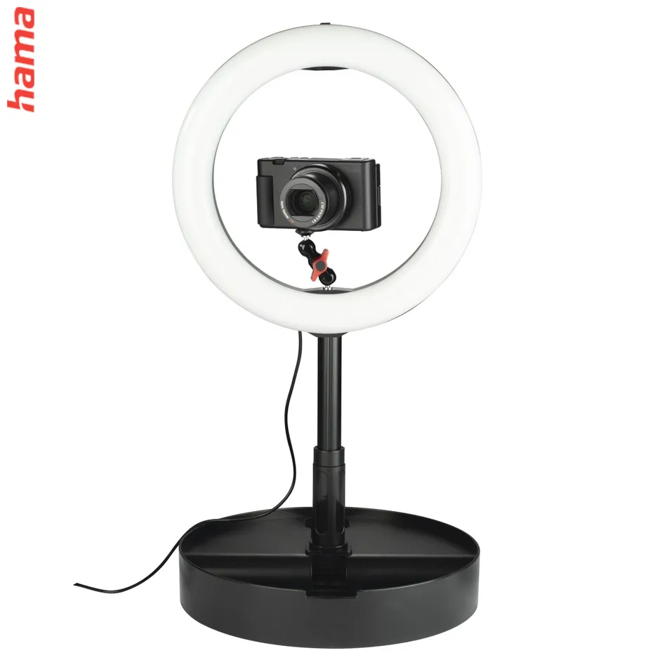 Hama Twin Ball 72, rameno s 2 guľovými kĺbmi pre kruhové LED svetlá, 2x 1,4