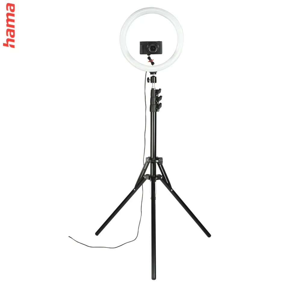 Hama Twin Ball 72, rameno s 2 guľovými kĺbmi pre kruhové LED svetlá, 2x 1,4