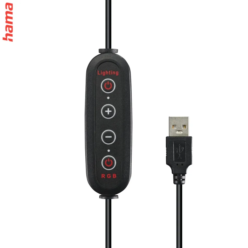 Hama SpotLight FoldUp RGB 102, kruhové LED svetlo 10,2