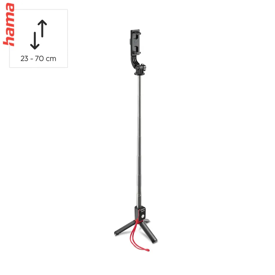 Hama Fancy Stand 70 II, selfie tyčka a statív pre telefón, Bluetooth diaľková spúšť