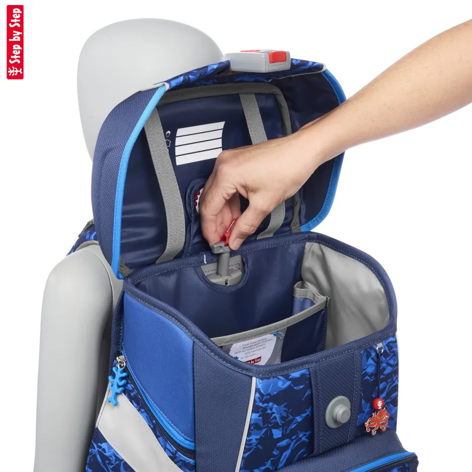 Školská aktovka Step by Step SPACE, Manta Rio - 5-dielny set, AGR certifikát