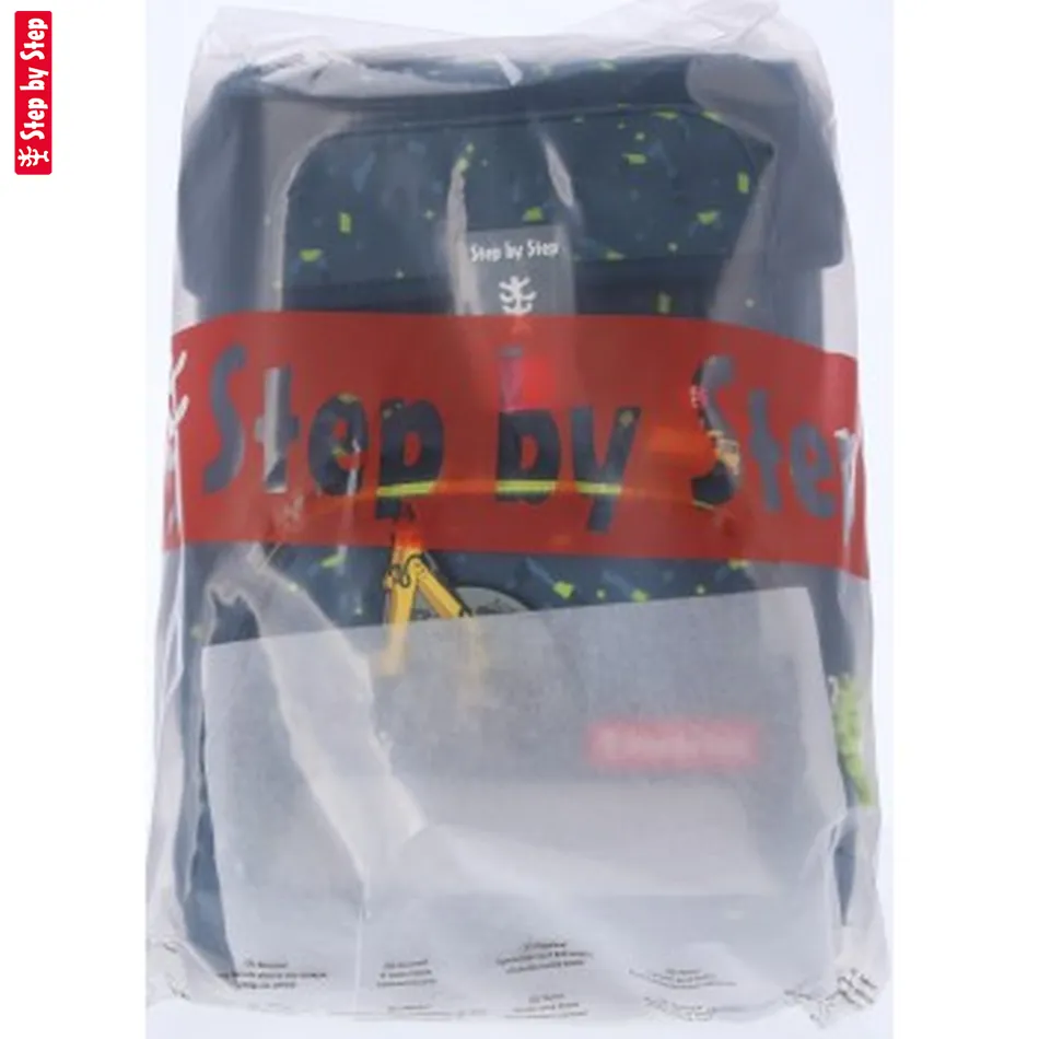 Školská aktovka Step by Step CLOUD, Bagger Rocco – 5-dielny set, AGR certifikát