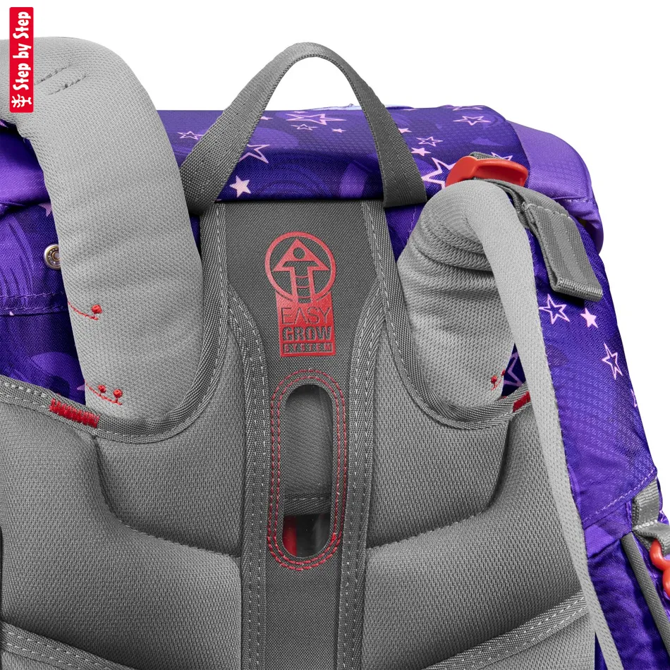 Školská aktovka Step by Step CLOUD, Pegasus Liv - 5-dielny set, AGR certifikát