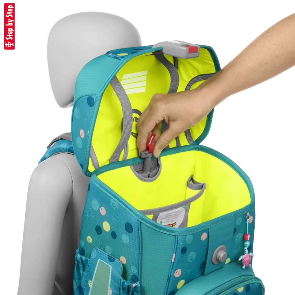 Školská aktovka Step by Step CLOUD, Turtle Josie - 5-dielny set, AGR certifikát