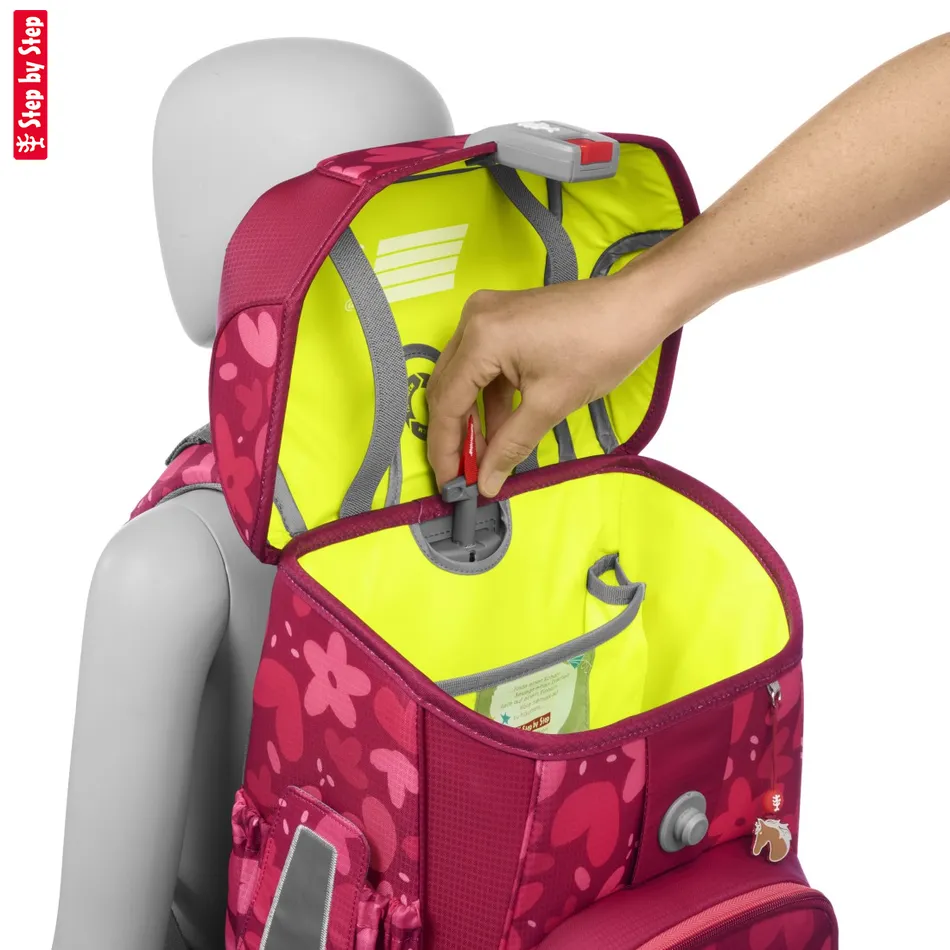 Školská aktovka Step by Step CLOUD, Wild Horse Nora - 5-dielny set, AGR certifikát