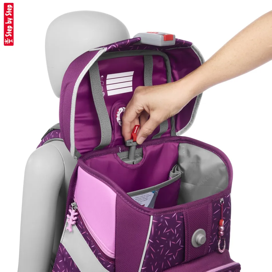 Školská aktovka Step by Step SPACE, Pretty Unicorn - 5-dielny set, AGR certifikát