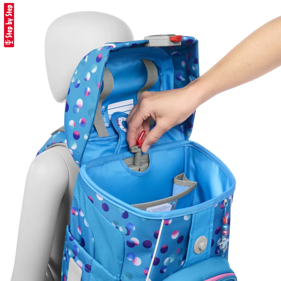 Školská aktovka-taška Step by Step FIT, Dolphin Finja - 5-dielny set, AGR certifikát