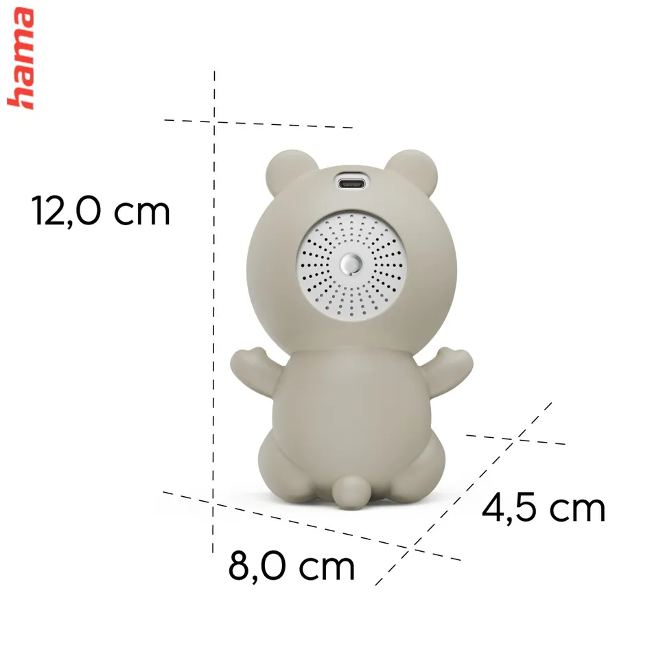 Hama Smart WiFi kamera/pestúnka, nočná lampička, teplomer, držiak na postieľku