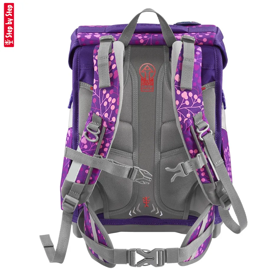 Školská taška Step by Step SPACE SHINE, Butterfly Night Ina - 5-dielny set, AGR certifikát