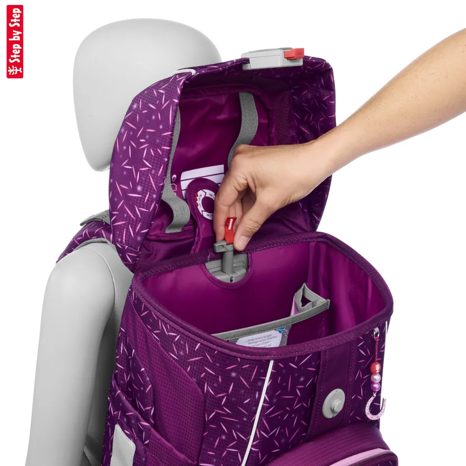 Školská aktovka Step by Step FIT, Pretty Unicorn Nuala - 5-dielny set, AGR certifikát