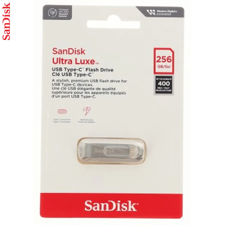 SanDisk Ultra Luxe USB Type-C 256 GB USB 3.2 Gen 1, metalický dizajn