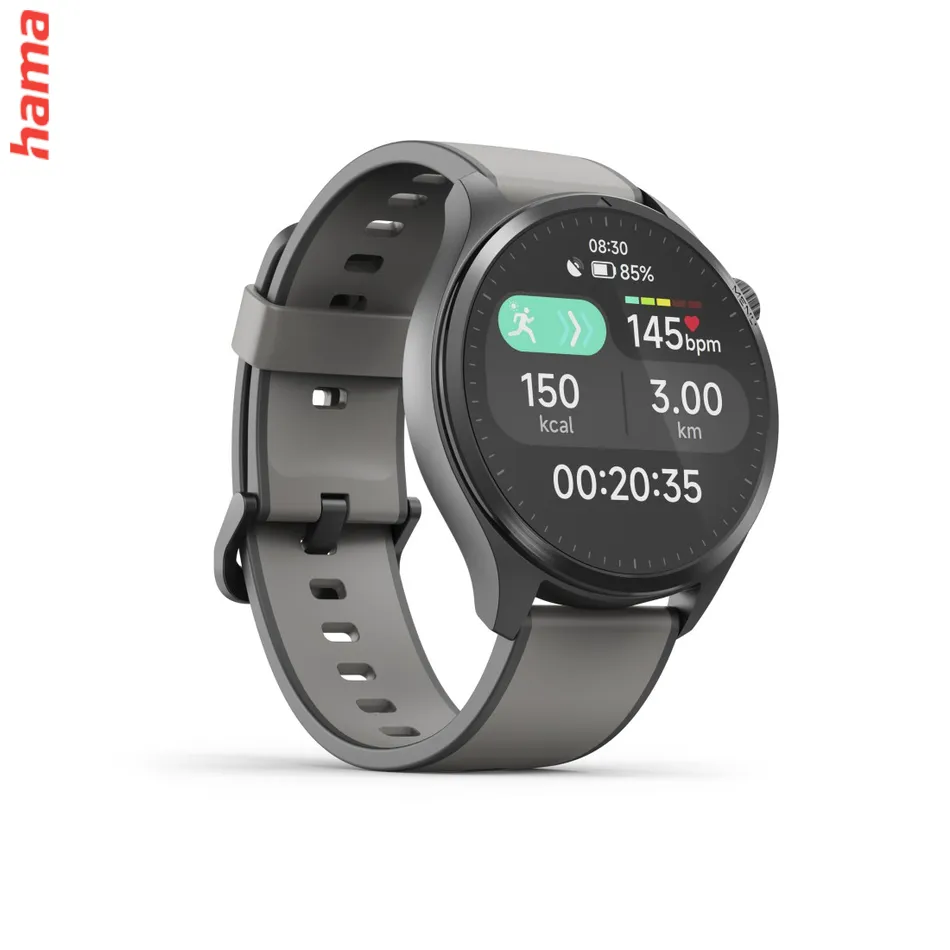 Hama 9000, smart hodinky, GPS, AMOLED 1,43