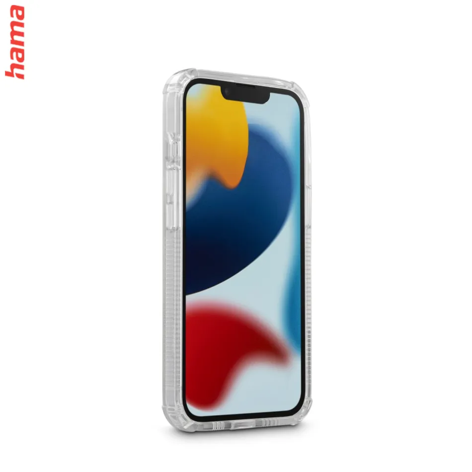 Hama Extreme Protect, kryt pre Apple iPhone 13, materiál D3O®, nezažltne, priehľadný  