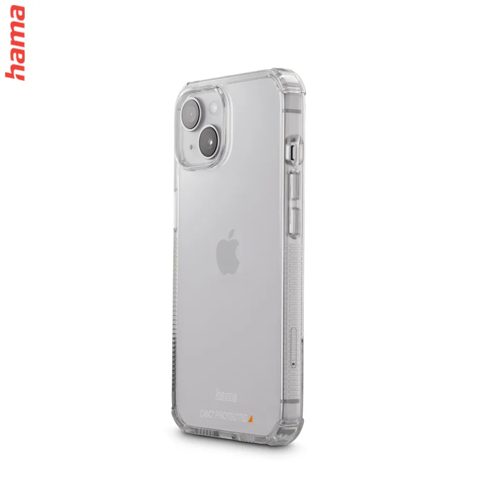 Hama Extreme Protect, kryt pre Apple iPhone 14, materiál D3O®, nezažltne, priehľadný  