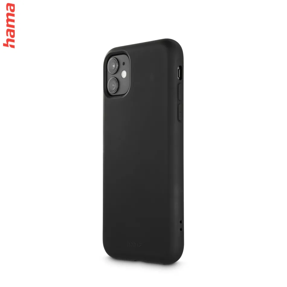 Hama Fantastic Feel, kryt pre Apple iPhone 11, hebký povrch, čierny  
