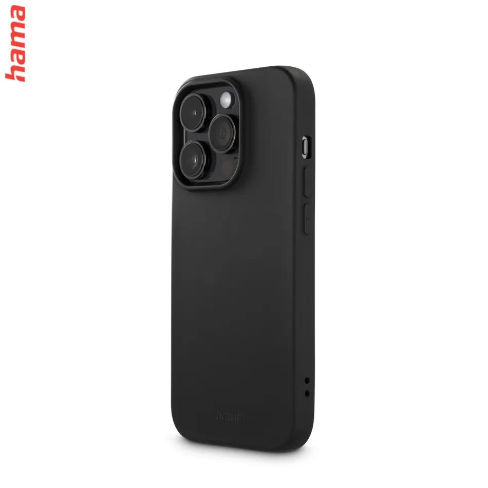 Hama Fantastic Feel, kryt pre Apple iPhone 14 Pro, hebký povrch, čierny  