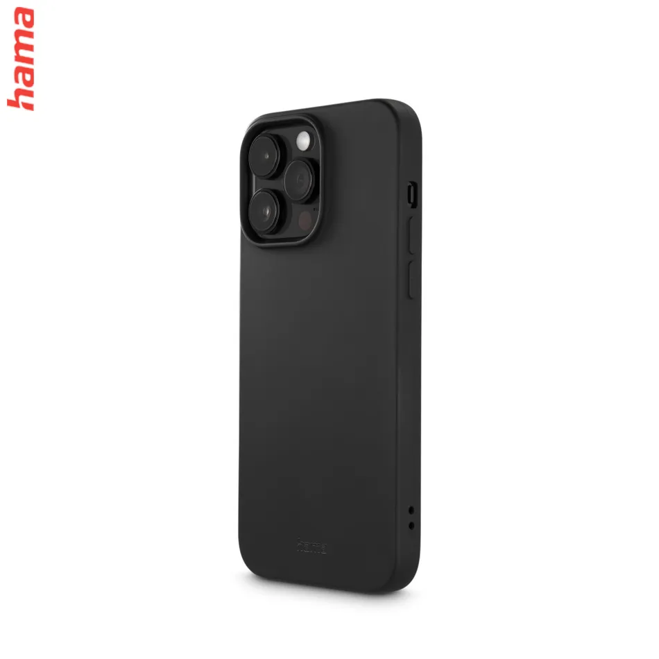 Hama Fantastic Feel, kryt pre Apple iPhone 14 Pro Max, hebký povrch, čierny  