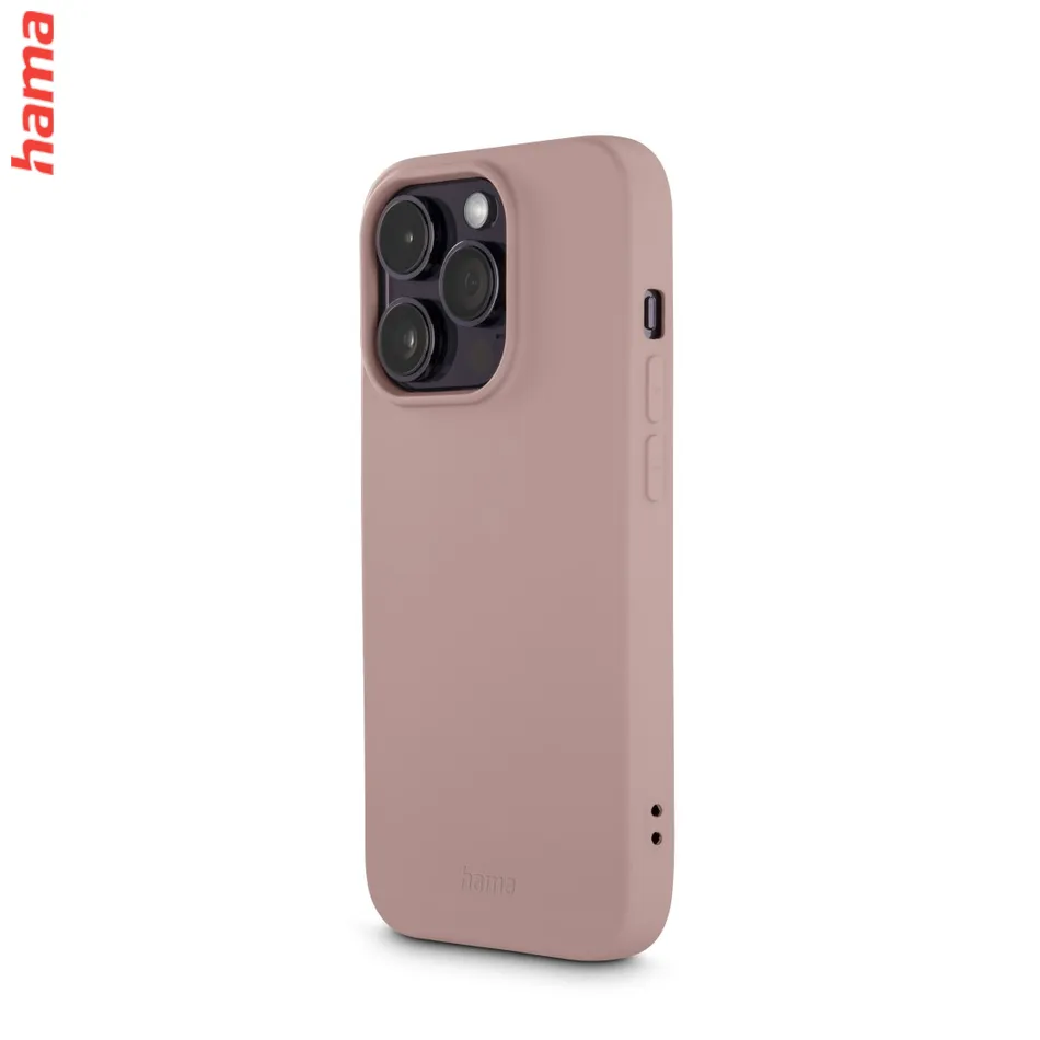 Hama Fantastic Feel, kryt pre Apple iPhone 14 Pro, hebký povrch, farba nude  