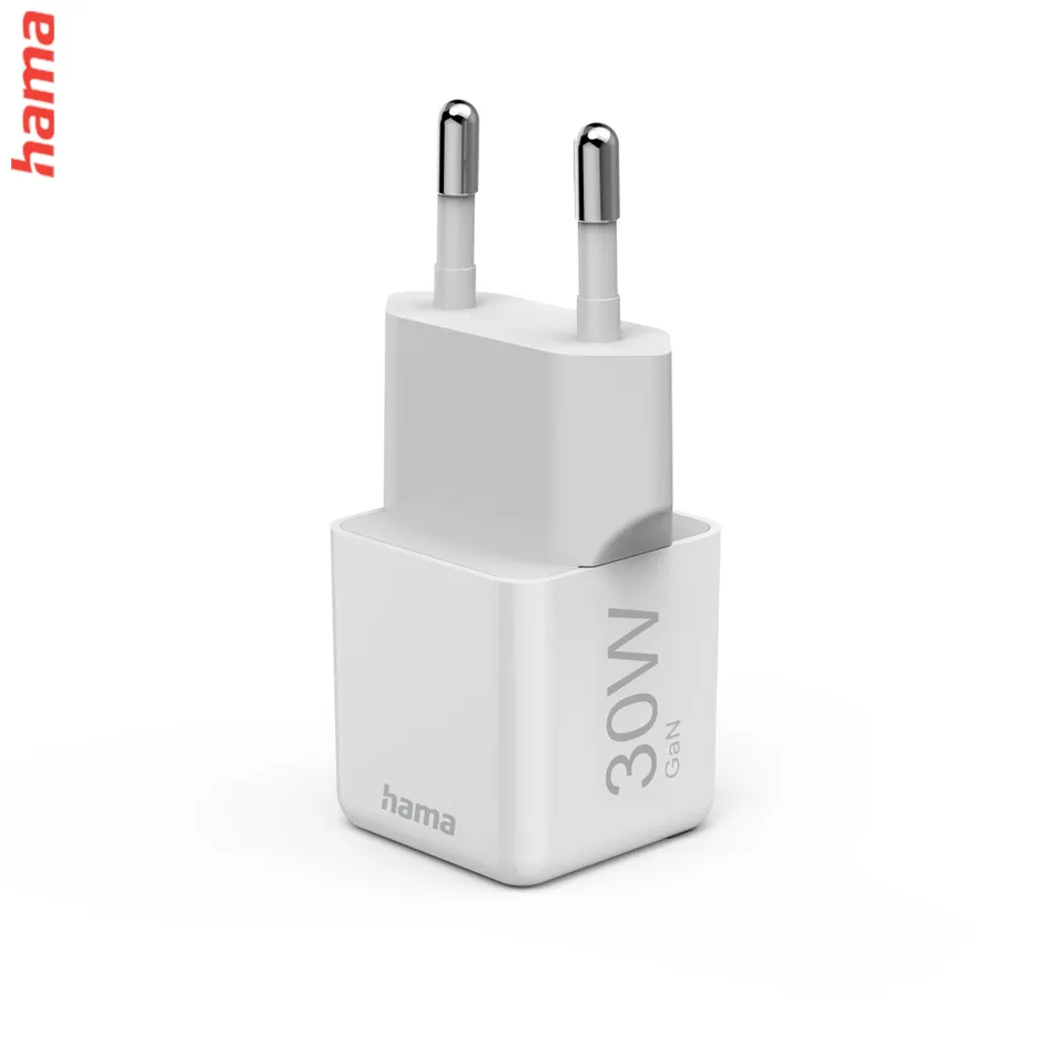 Hama rýchla USB nabíjačka, USB-C PD/QC 30 W, super-mini  