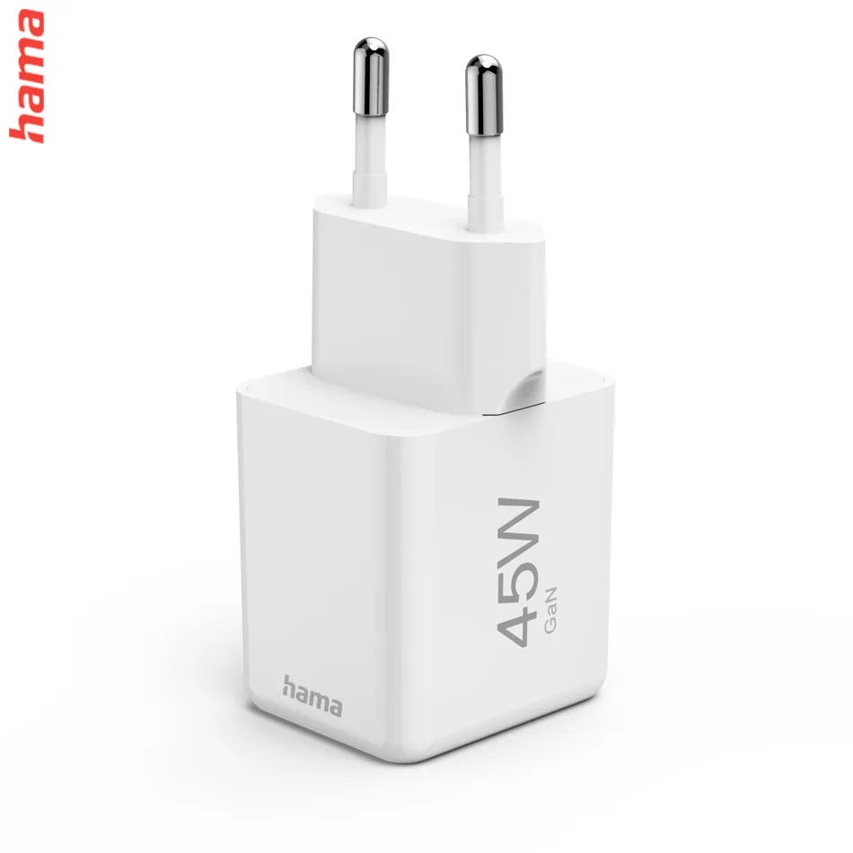 Hama rýchla USB nabíjačka, USB-C PD/QC 45 W, super-mini  